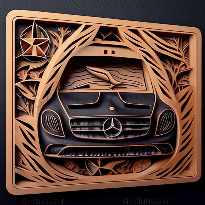 3D мадэль Mercedes Benz C117 (STL)
